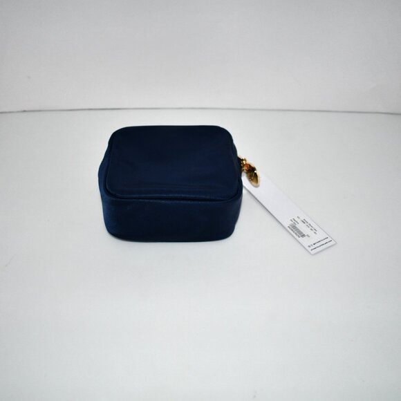 Stoney Clover Lane Mini Pouch with Forty Carrots Patch  Stoney Clover Lane MINI Pouch with Forty Carrots Patch in Sapphire #SCL-ENMP-016